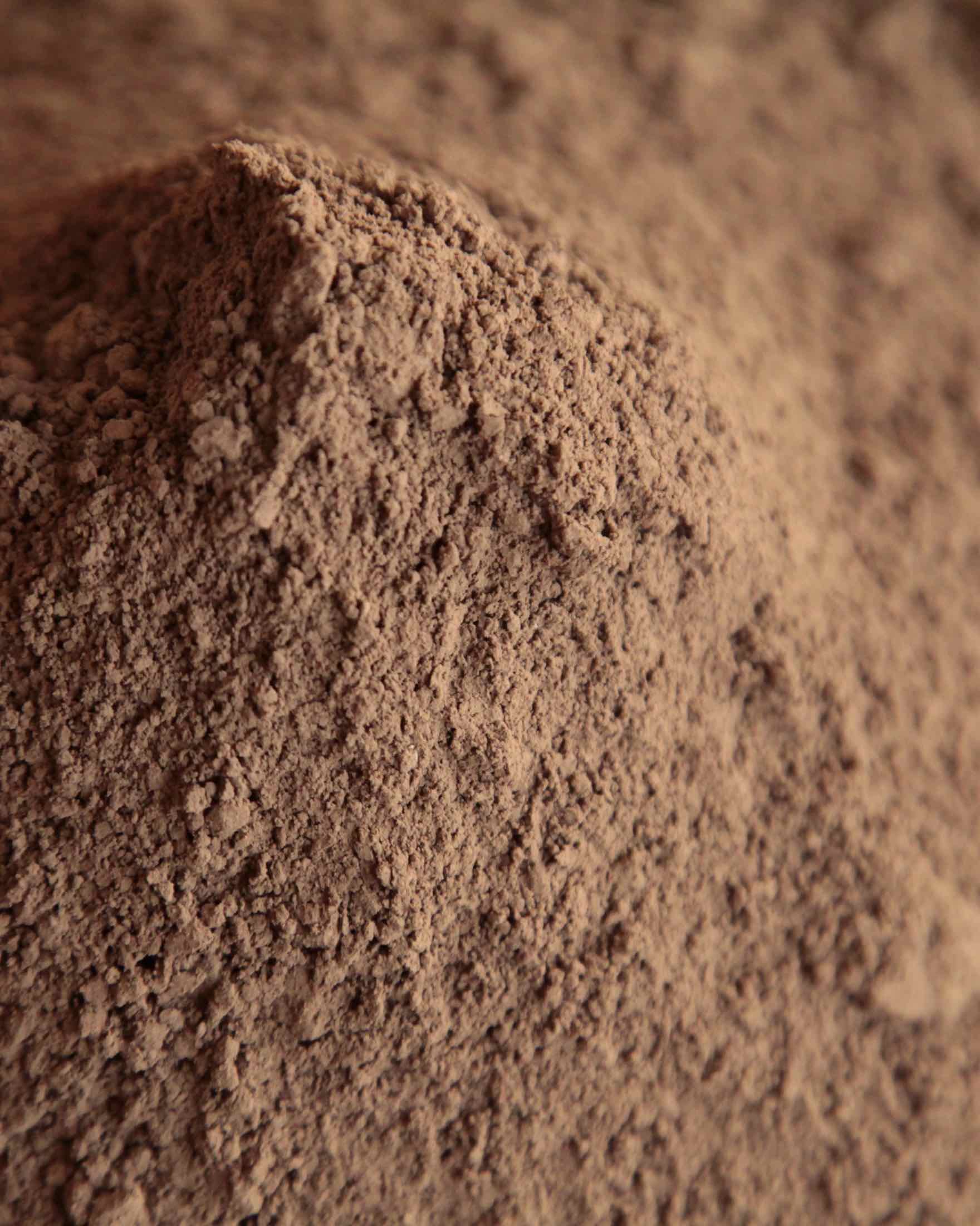 Close-up of Cocoa Booster powder